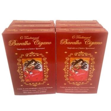 Imagem de Kit 6 O Tradicional Baralho Cigano 36 Cartas Plastificado - Bialluz Pr