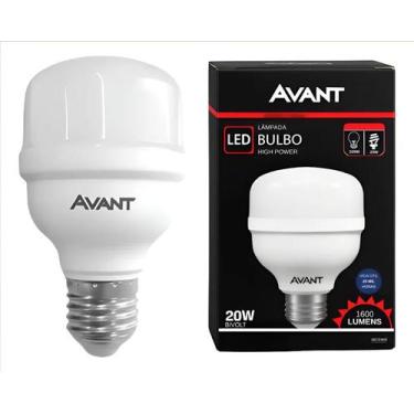 Imagem de Lâmpada 20w Led Bulbo Bivolt E27 6500k Branco Frio Avant