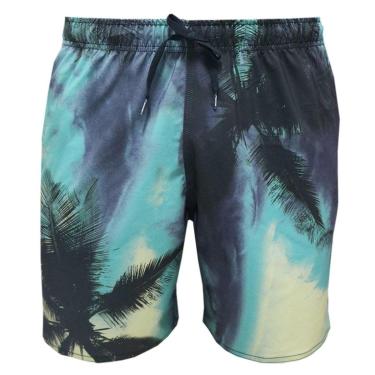 Imagem de Shorts Elástico Alkary Coqueiros Azul-Masculino