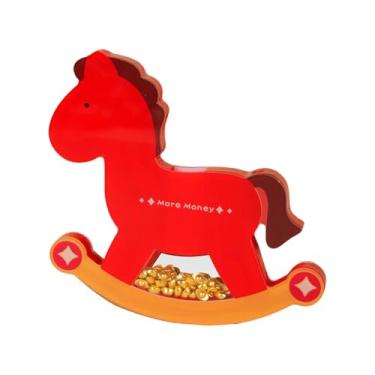 Imagem de MotiveTech Escultura de Cavalo de Balanço para Decoração do Ano Chinês, Enfeite para Estante, Mesa de Cabeceira, Decoração de Casa, Presente de Boas-Vindas