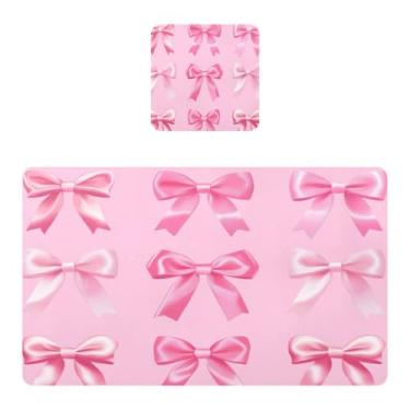 Imagem de Burbuja Jogo americano conjunto de 2, tapetes de mesa de cozinha antiderrapantes resistentes ao calor à prova d'água para mesa de jantar, laváveis, 30 x 45 cm
