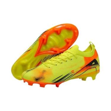 Imagem de Chuteiras De Futebol Masculinas Antiderrapantes Para Treino FG, Botas 