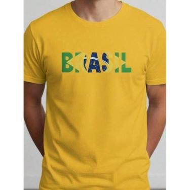 Imagem de Camiseta Casual Masculina Copa do Mundo 2026 Jogos Malha em Algodão do