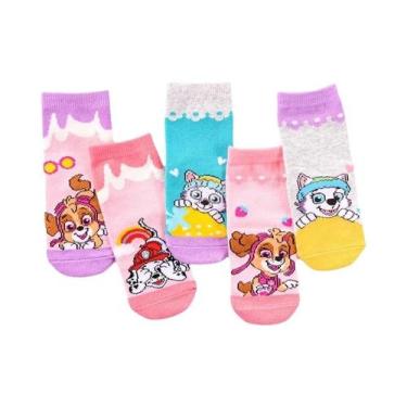 Imagem de Meias De Algodão Paw Patrol Para Crianças, 10 Peças, 5 Pares, Meninos,