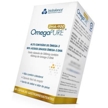 Imagem de Omegapure DHA 900 Biobalance O Melhor Ômega 3 Para Nutrição Cerebral-Unissex