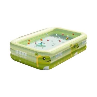 Imagem de Piscina Inflável Grande Dobrável Para Família, Ideal Para Festas Em Am