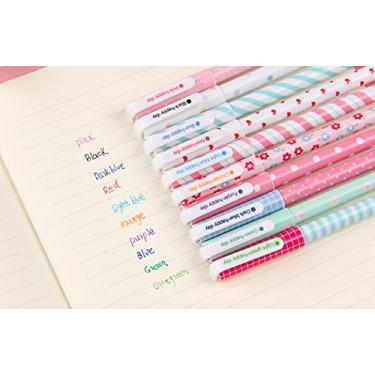 Imagem de Canetas de gel criativas fofas e frescas com 10 conjuntos, 10pcs