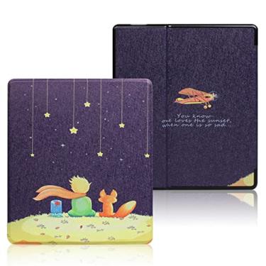 Imagem de Capa pintada de 7" para Kindle Oasis (10ª geração, lançado em 2019 e 9ª geração, lançado em 2017) Capa fina à prova d'água com função despertar/hibernação automática