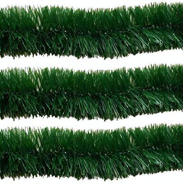 Imagem de Kit 10 Festão Verde de 2 Metros 5 cm Enfeite Arvore Natal