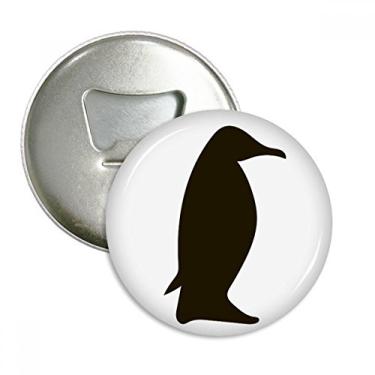 Imagem de Emblema multifuncional com emblema de ímã de geladeira, retratos de animais, pinguim preto