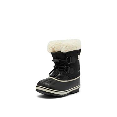 Imagem de Sorel Bota juvenil unissex Yoot PAC Nylon impermeável, Preto, 9 Little Kid