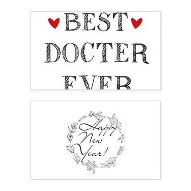 Imagem de Best Doctor ever Citação Profession Ano Novo Festival Cartão Bless Mensagem Presente