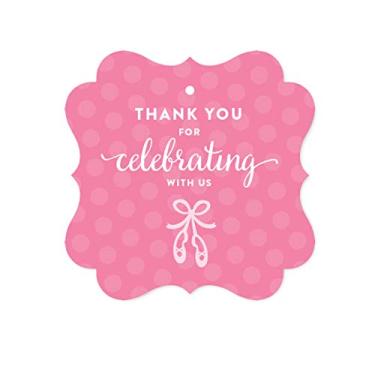 Imagem de Etiquetas de presente Andaz Press Birthday Fancy Frame, Ballet