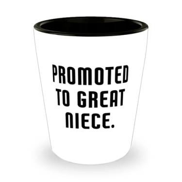 Imagem de Inspire presentes de sobrinha, promovido à grande sobrinha, copo de tiro para sobrinha