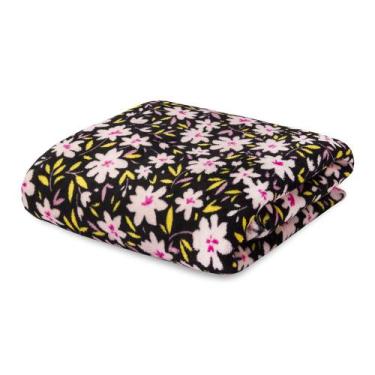 Imagem de Mantinha Soft Fleece Premium 2,0 X 1,8M - Floral - Borges Enxovais