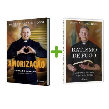 Imagem de Kit Livros, Amorização, A Cura Do Coração + Batismo De Fogo, Padre Marcelo Rossi