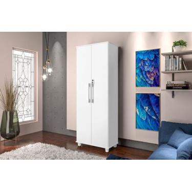 Imagem de Multiuso / Armário MAX 100% MDP de 15mm 2 Portas Com Pés em Madeira Pu