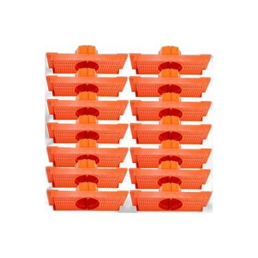 Imagem de Kit 25 Caixa Luz Suporte P/ Laje Octogonal 27, 30cm Plasled