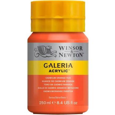 Imagem de Tinta Acrílica Galeria Winsor Newton 250ml 90 Cadmium Orange - Winsor 