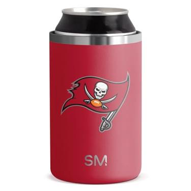 Imagem de Simple Modern NFL Tampa Bay Buccaneers Cooler de lata isolado, para latas padrão – Cerveja, refrigerante, água e mais