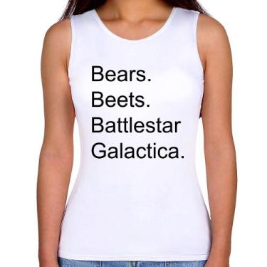 Imagem de Regata Feminina Bears. Beets. Battlestar Galactica. - Foca na Moda, Br