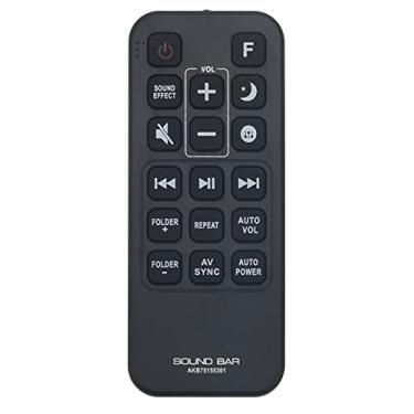 Imagem de AKB75155301 Controle remoto substituído compatível com barra de som LG Soundbar SJ5 SPJ5-W SJ5Y SPJ5B-W SJ4Y SPJ4B-W SPJ4BW SPJ5W SPJ5BW