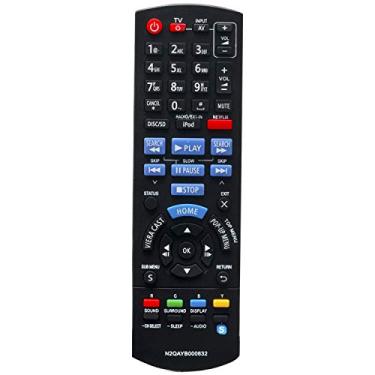Imagem de N2QAYB000632 Controle remoto de substituição para Panasonic Blu-ray Disc Home Theater Sound System SC-BTT775 SC-BTT770 SC-BTT370 SC-BTT270 SC-BTT273 SA-BTT775 SA-BTT770 SA-BTT370 SA-BTT270 SA-BTT270 SA-BTT273