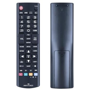Imagem de AKB73715623 Controle remoto de substituição compatível com LG LCD LED Smart TV 22LN4500 22LN4510 24LN4510 26LN4500 26LN4500-UA 29LN4510 24LN451B