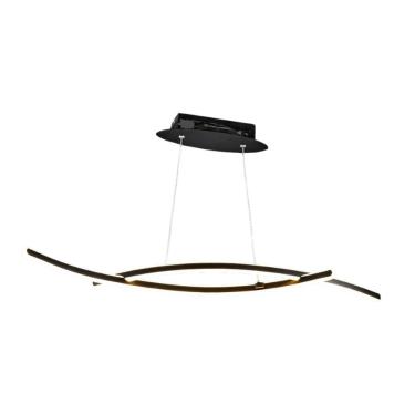 Imagem de Pendente Bows Led Dimerizável 614pb 50w Bivolt Preto