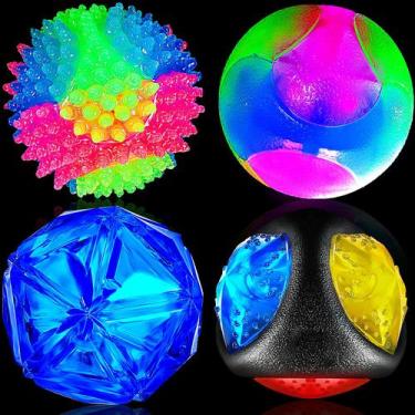Imagem de Dog Ball Sumind Light Up LED intermitente para cães, 4 peças