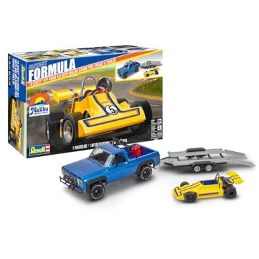 Imagem de Revell 14581 '78 Chevy Off-Road 4x4 com Malibu Grand Prix Virage & Trailer Escala 1:25 77 peças Skill Level 3 Kit de construção de modelo