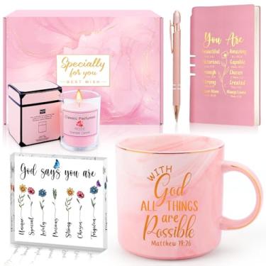 Imagem de Presentes cristãos para mulheres, fé, presente de Natal, versículo bíblico feminino, presentes religiosos para meninas, batismo católico, presente espiritual inspirador, irmã, amiga, esposa, mãe com