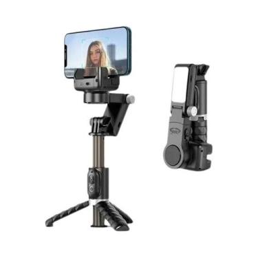 Imagem de 360 graus Tripé Estabilizador Gimbal Rotativo Para Selfie Com Controle