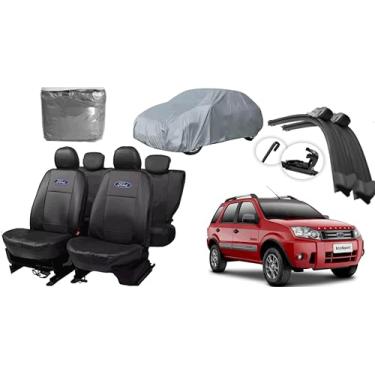 Imagem de Capa de couro +Capa de cobrir + Limpador de para - brisa -Ford eco sport 06-13