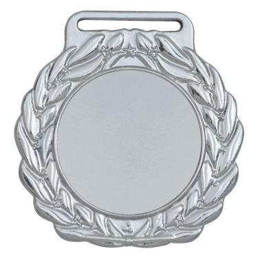 Imagem de Kit Com 10 Medalhas Vitória Lisa 60000 60MM Com Fita-Unissex