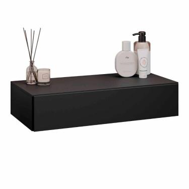 Imagem de Penteadeira Suspensa 60cm 1 Gaveta Carina Z34 Preto - Mpozenato