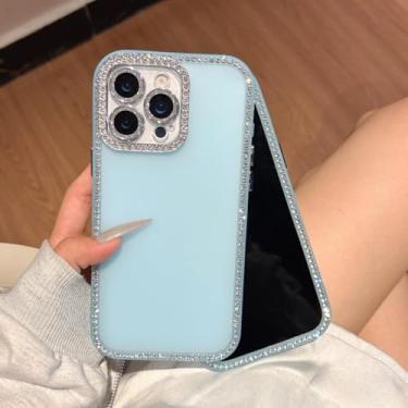 Imagem de HTVJFX Capa rígida de acrílico brilhante Candy Jelly para iPhone 11 (para iPhone 11/azul)