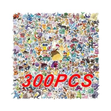 Imagem de Adesivos De Pokémon Pikachu Charizard 103/200/300 Peças Impermeáveis K