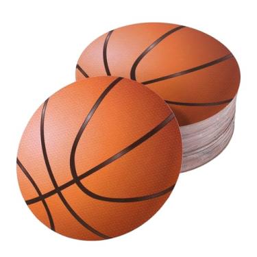 Imagem de 200 Recortes de Bolas Esportivas, Recortes de Papel com Tema Esportivo para Decoração Murais Aniversários Dias Jogos Salas Aula e Paredes (Basquete)