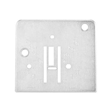 Imagem de Substituição da placa de agulha da máquina de costura Q235 Aço de alta dureza, resistente ao desgaste, placa de agulha durável para Huskystar 207 JD1004 HF107 Máquinas de costura