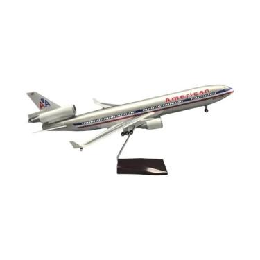 Imagem de Kit De Modelo Em Resina MD-11 Americano De 47cm Com Luzes E Base De Ma