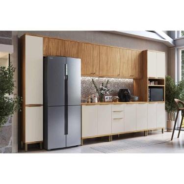 Imagem de Kit Modulado Ronipa 7 Peças Sauvignon C7P104 Amendoa/Off White