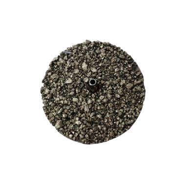 Imagem de Incensário Pedra Pirita 8 cm Natural Presente e Decoração