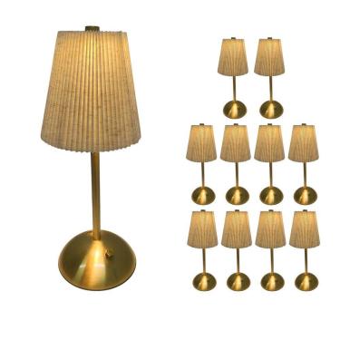 Imagem de Luminaria de Mesa LED Abajur Kit 10 Uni Niveis Intensidade Bateria Recarregavel USB Decoraçao Escritorio Leitura