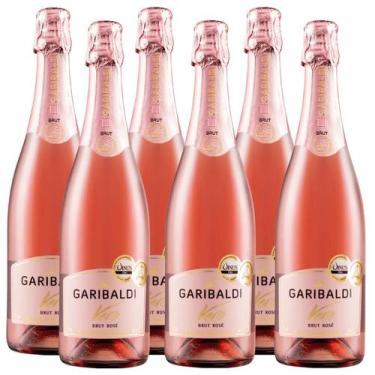 Imagem de Kit 6 Espumante Garibaldi Vero Brut Rosé 750ml