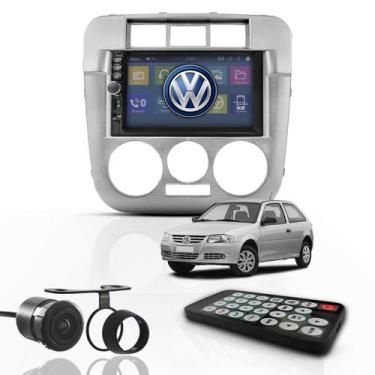 Imagem de Kit Central Multimídia Mp5 7" 2 Din Bt Espelha Dvd Vw Gol G4 - First O