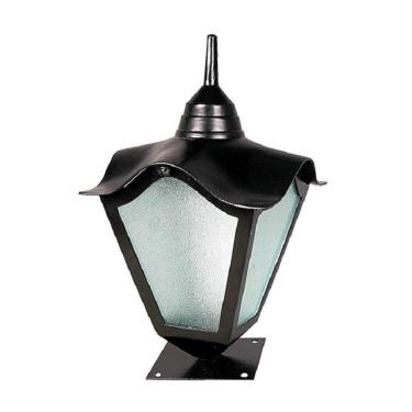 Imagem de Luminária Colonial Para Muro Romana em Alumínio e Vidro