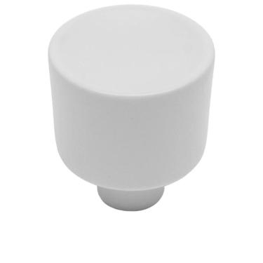 Imagem de Puxador Yuma Ponto 19Mm Branco Fosco Torralba