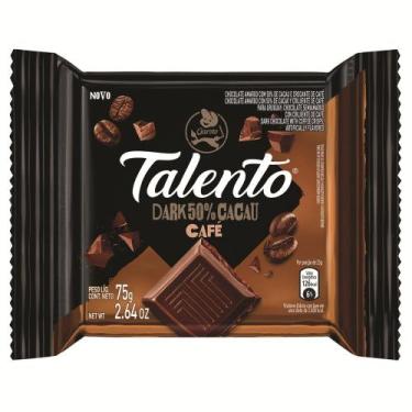 Imagem de Chocolate Garoto Talento Dark Café 75G