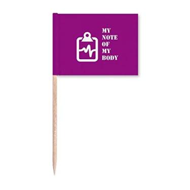 Imagem de Caderno de flutuação de equilíbrio do corpo com marcadores de palito, marcadores para decoração de festa